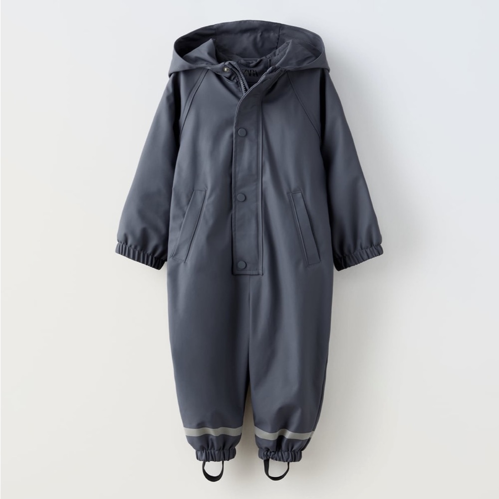 COPY - Zara rubberized coveralls